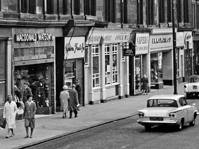 Woolworths and Hillhead Post office pictured on Byres Road. 