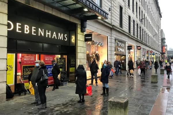 Next will open on the former site of Debenham's on Argyle Street on November 13.