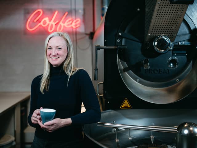 Lisa Lawson of Dear Green Coffee - recently named the best Micro Roaster of the Year.