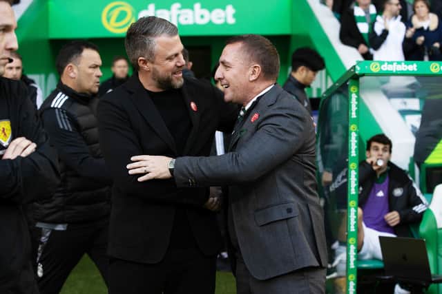 Jimmy Thelin and Brendan Rodgers shared the spoils two weeks ago at Celtic Park.
