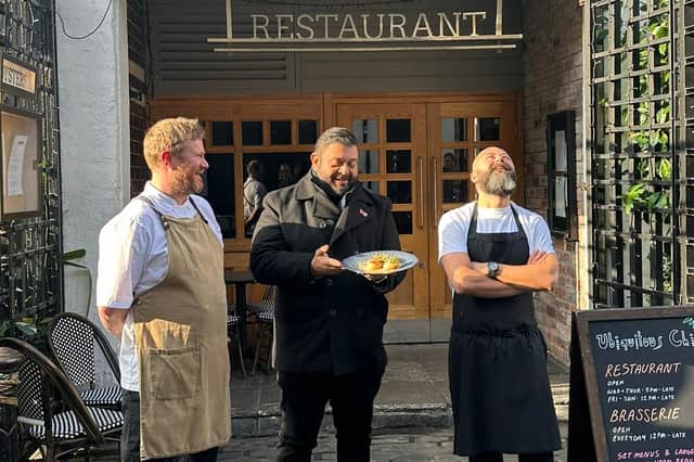 Adam Richman at Ubiquitous Chip