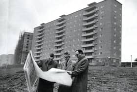 Moss Heights down Cardonald way were the very first high flats to be built in Glasgow back in 1953 - unlike many tower blocks built later which have since seen their demise - the heights were well-built to a high standard and saw semi-regular refurbishment which see the flats retain high-occupancy rates to this day.