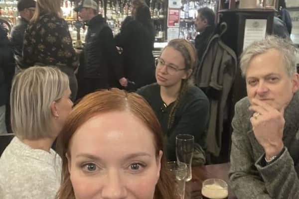 Hollywood star Christina Hendricks was spotted in the Pot Still