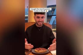 Callum Ryan tries the 'UK's most expensive cookie'.