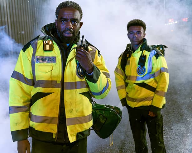 Casualty Christmas special first look. Photo: BBC