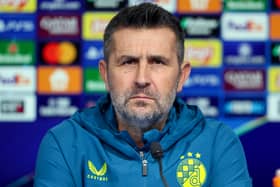 Nenad Bjelica, Head Coach of Dinamo Zagreb is under pressure