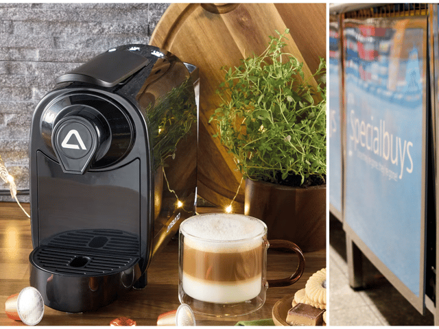 You can buy this Nespresso-compatible coffee pod machine for just £34.99 in Aldi this week 