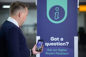 Glasgow Airport have launched a new AI-powered digital assistant inside the terminal