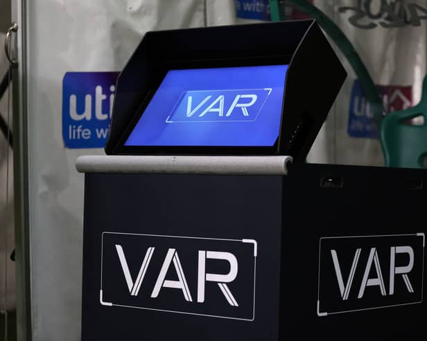 VAR has impacted the game between Hearts and Rangers