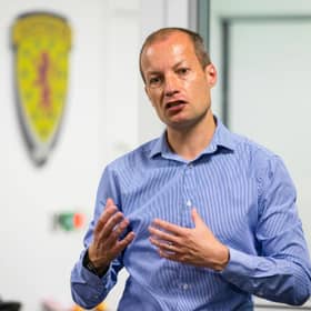 Willie Collum, the head of referee operations at the Scottish FA.  (Photo by Craig Williamson / SNS Group)