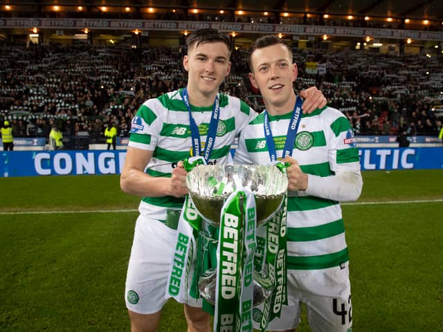 Callum McGregor and Kieran Tierney have tasted many successes together at Celtic in the past.