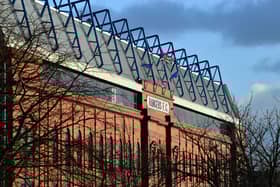 A general view outside the stadium prior to kick-off 