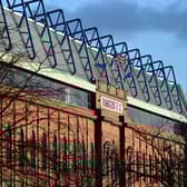 A general view outside the stadium prior to kick-off 