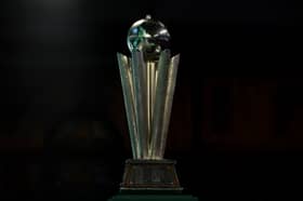 The PDC World Darts Championship trophy