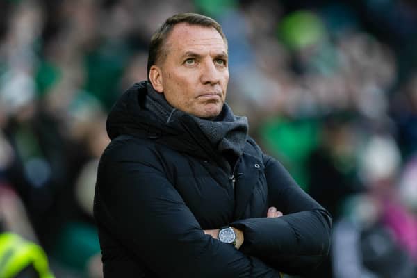 Celtic manager Brendan Rodgers during the 3-0 win over St Mirren at Celtic Park. (Photo by Craig Williamson / SNS Group)