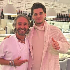 Rangers star Ianis Hagi was spotted at La Lanterna in Glasgow's west end