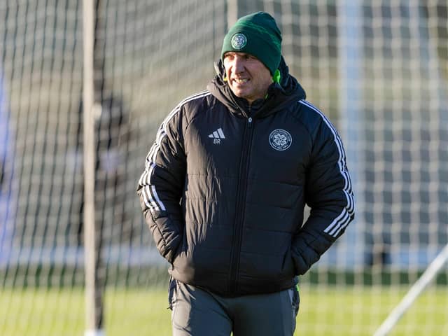 Celtic manager Brendan Rodgers has his team 13 points clear at the summit.