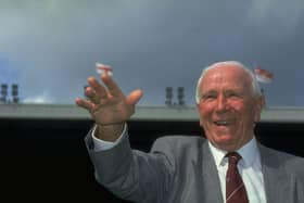 Portrait of Manchester United legend Sir Matt Busby