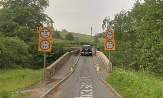 Newhousemill Bridge (better known as the Wee Bridge) near East Kilbride has shut for essential works this week