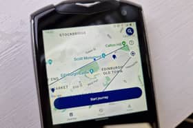 The Tap&Pay app knows where you are