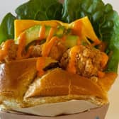 One of the sandwiches on offer from Toast Tea