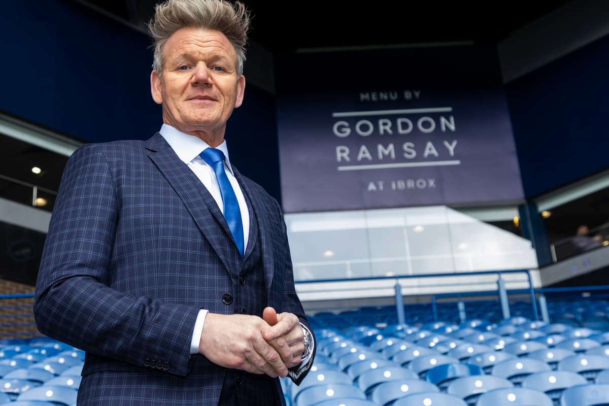 Gordon Rangers I had dinner at Gordon Ramsay's restaurant in Rangers' Ibrox stadium on ...