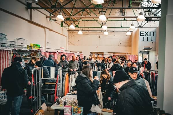 The new indoor car boot sale at Kinning Park in Glasgow