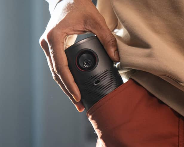 The Nebula Capsule Air is small enough to fit in a trouser pocket