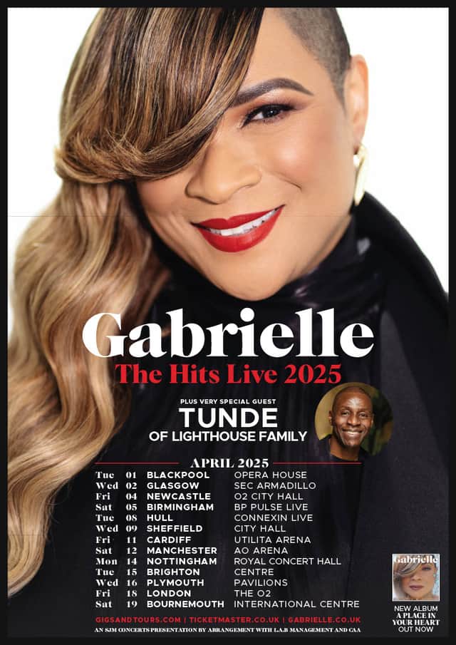 Gabrielle The Hits Live 2025 Tour