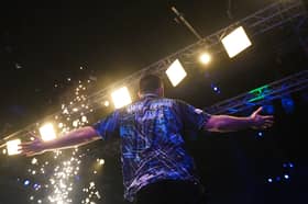 Luke Humphries during opening nights of Premier League darts 2025