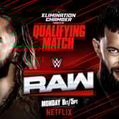 Seth Rollins and Finn Balor battle it out tonight on WWE Raw for the last remaining entry into the hellish Elimination Chamber construction.