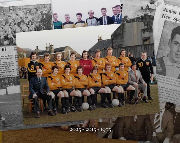 Bellshill Athletic 1975/76 squad (Image: Bellshill Athletic - Facebook)