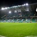 A general view of the stands and pitch inside Celtic Park