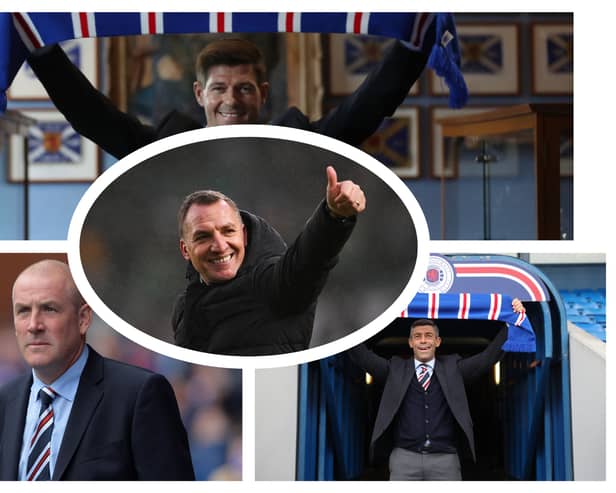 Celtic boss Brendan Rodgers boasts an impressive head to head record against a number of Rangers managers. (Getty Images/ photo joiner)