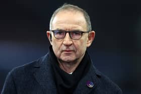 Martin O'Neill looks on ahead of a match
