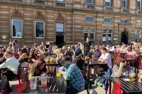 The Counting House beer garden on George Square has seen great success.