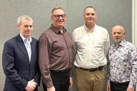 Butler Consulting. Left to right Alistair Arthur (Associate and Trustee), Robert Butler (Director and Trustee), Neil Pearson (Director) and Paul Tognarelli (Associate and Trustee).jpg