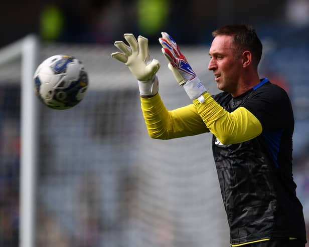 Allan McGregor of Rangers is part of Barry Ferguson's interim coaching team