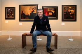 Jack Vettriano at the Kelvingrove Art Gallery in Glasgow
