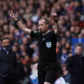 VAR was first introduced in Scottish football  in October 2022 and it's fair to say that very few, if any, football supporters are fans of the technology (Pig: Getty)