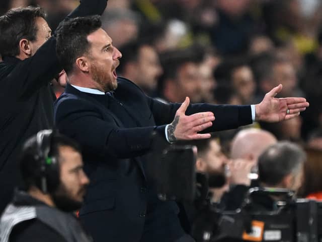 Barry Ferguson reacts during Rangers' 3-1 win over Fenerbahce.