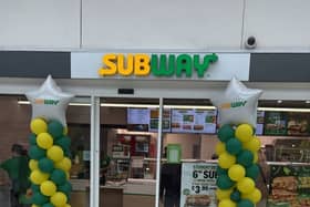 The brand new Subway shop open in Glasgow's Buchanan Bus Station this week.