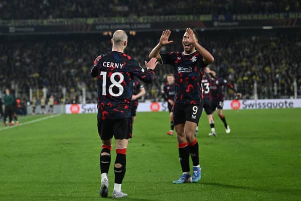 Vaclav Cerny was in excellent form as Rangers beat Fenerbache in Turkey
