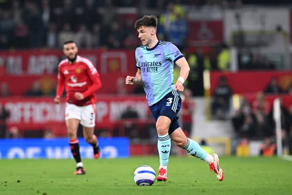 Kieran Tierney appeared as a left-winger during Arsenal's frustrating 1-1 draw with Man Utd.