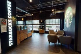 The new Battlefield Road Starbucks will open its doors today
