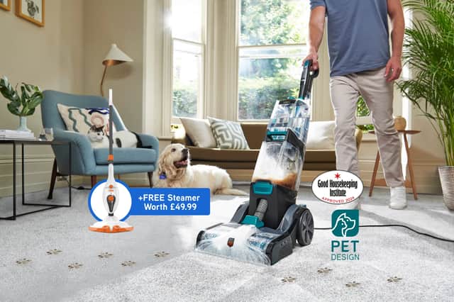 I thought my carpet was clean until I used the VAX Platinum SmartWash Pet-Design Carpet Cleaner - now on sale