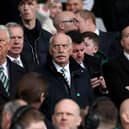 Peter Lawwell, Chairman of Celtic, Dermot Desmond, Non-Executive Director of Celtic, and Michael Nicholson, CEO of Celtic