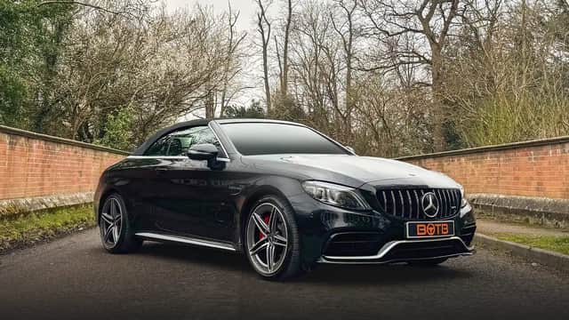The AMG 63S Convertible is a gorgeous car from any angle