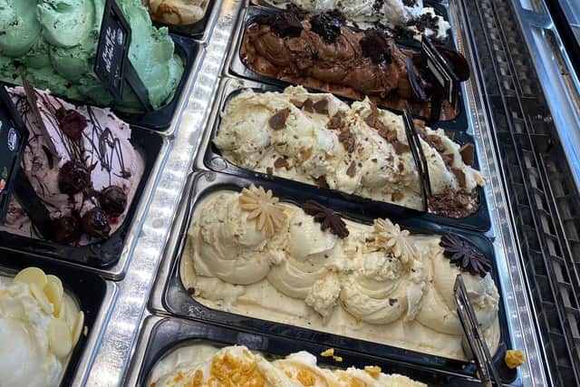 Ice cream at Equi's Hamilton cafe