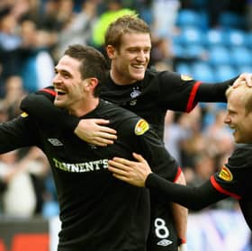 Former Rangers striker Kyle Lafferty has been at the centre of some refereeing controversy
